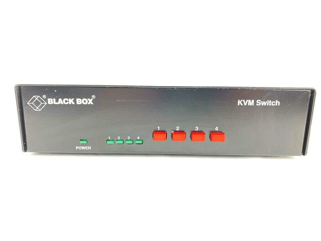 BlackBox SW735A 4-Port Desktop KVM Switch ServSwitch Plug and Play