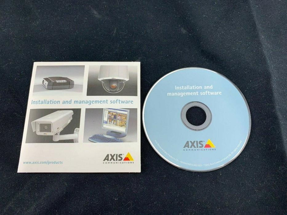 Axis P33/-V Series Drill Template Art No. 46920 w/ Installation Software Disk