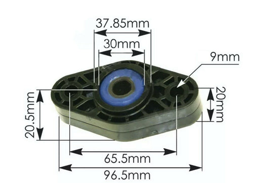 Kenworth Upper Exhaust Clamp Bushing Mount M13-1009 fits T600 T800 W900 Aerocab