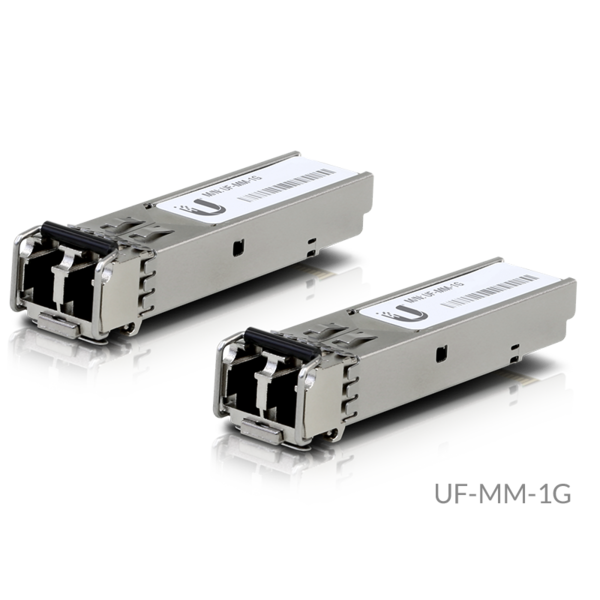 Ubiquiti UF-MM-1G U Fiber Module Mult-Mode SFP Fiber Module 1G 1.25 Gbps 2-Pack