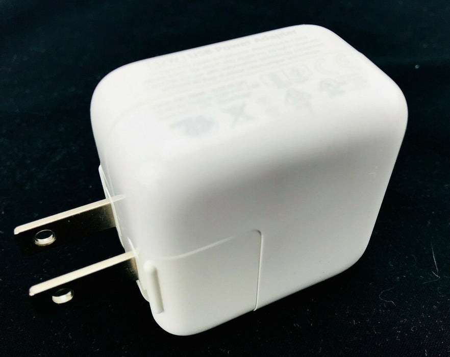 Genuine Apple iPad iPhone 2.4A 12W USB Wall Charger Plug A1401 Universal Power