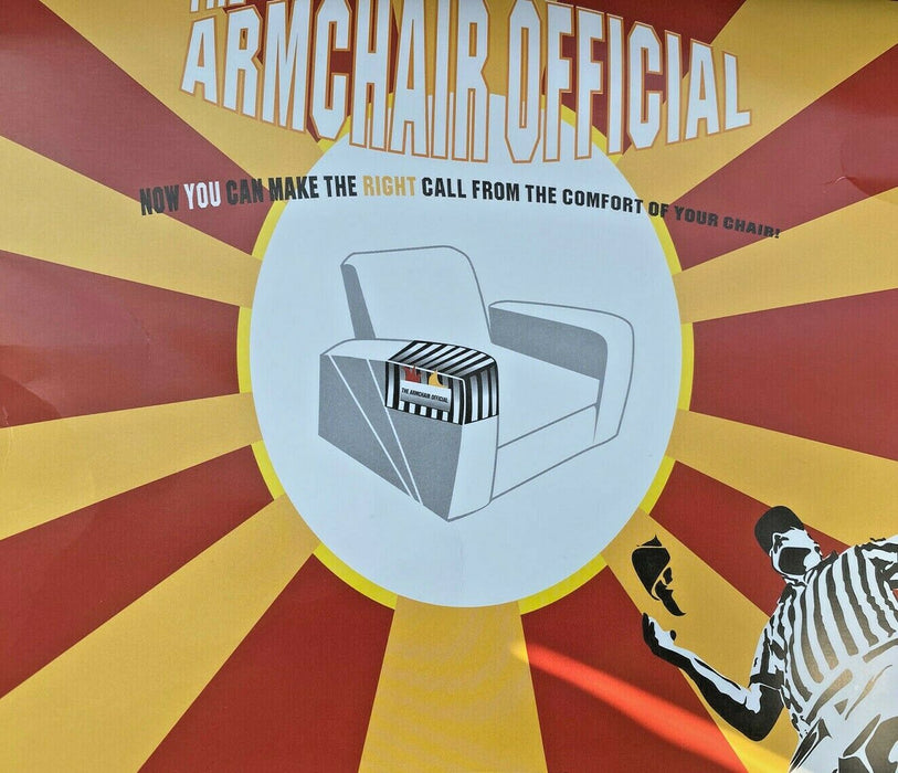 Football Couch Referee Penalty Flag set Challenge the call in College or NFL