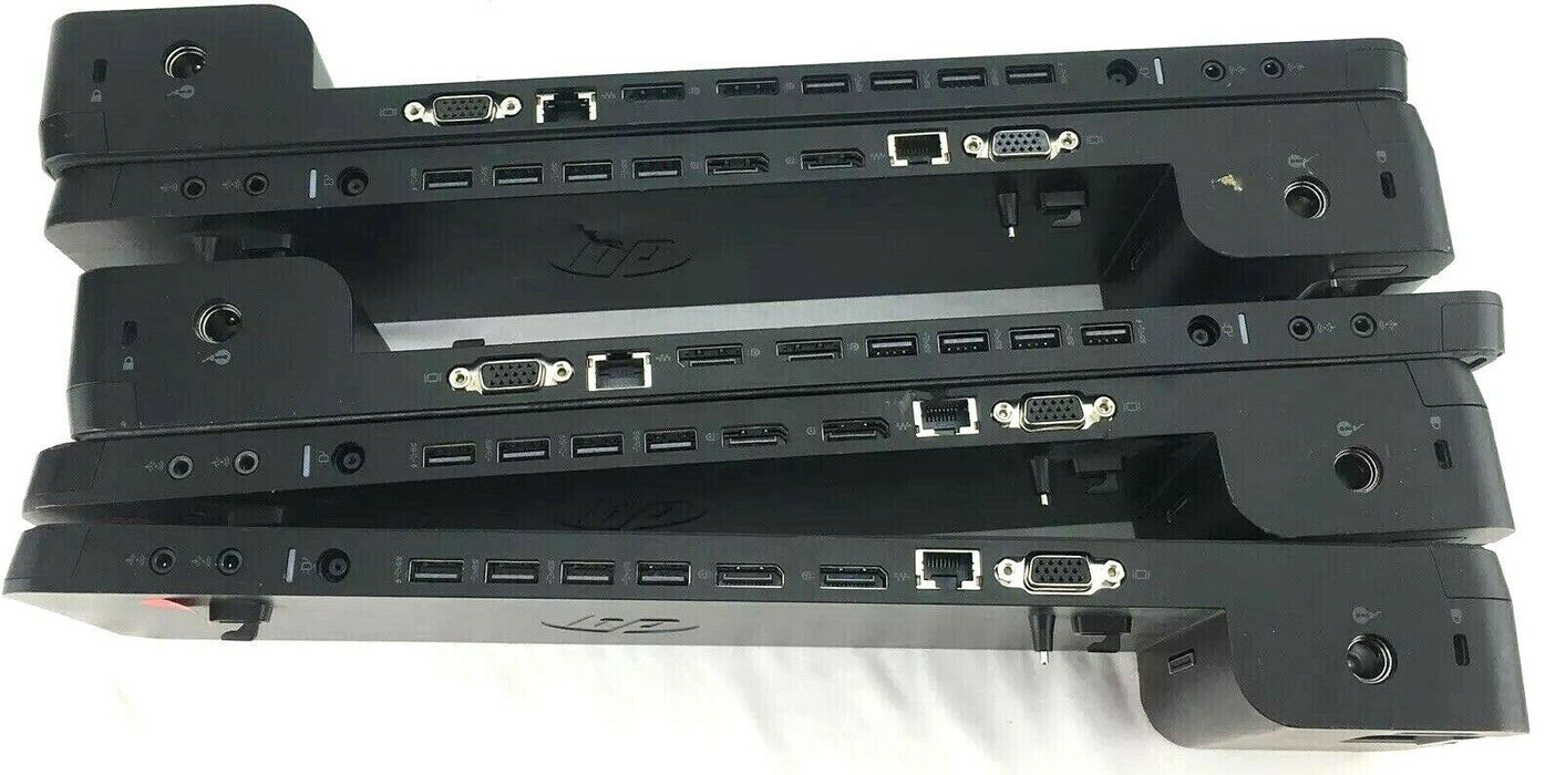 HP D9Y32AA#ABA UltraSlim Docking Station for HP Elitebook FOR PARTS Lot of 5