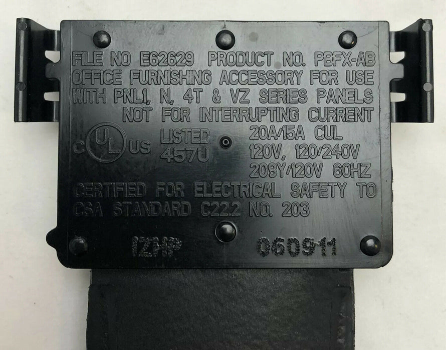 Haworth E62629, PBFX-AB,8” Power Connector