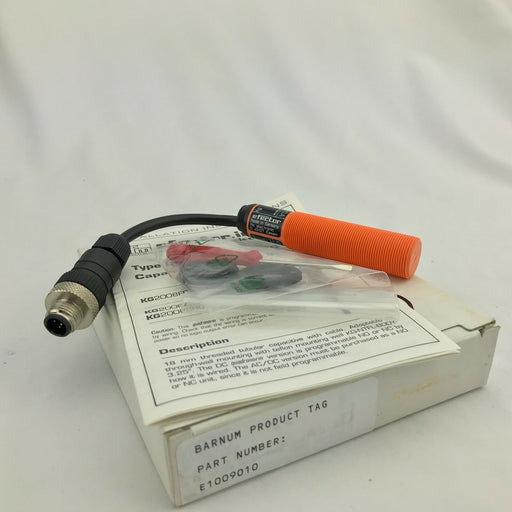 Efector KG0005 KG-2008-ABOA Barnum E1009010 Capacitive sensors Quick Disconnect