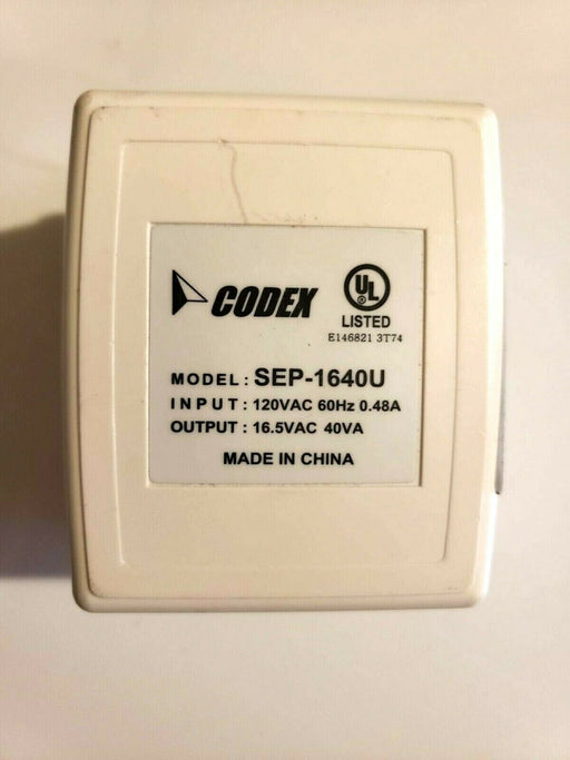 Bosch D1640 Transformer Plug-In, 16.5VAC 40VA