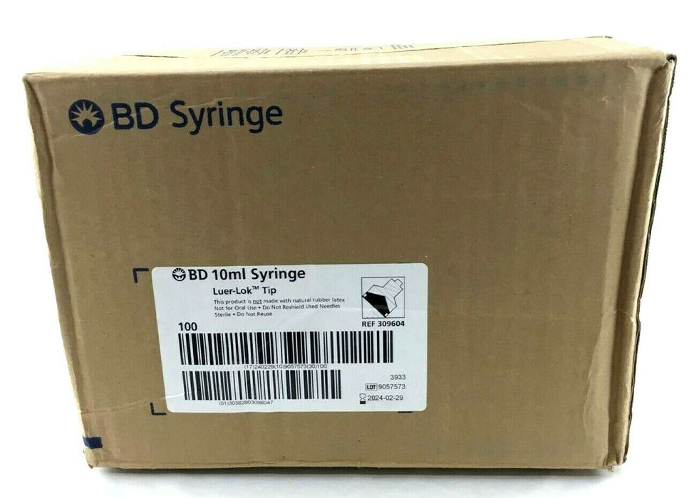 General Purpose Syringe BD Luer-Lok 10 mL Luer Lock Tip Without Safety 100 Count