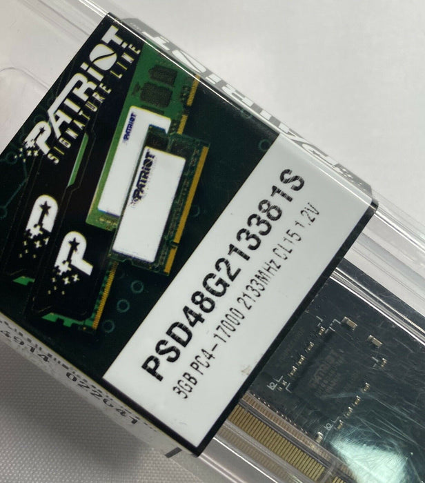 Patriot Signature 8GB DDR4 RAM Laptop Memory Mini PC 2133MHz SO-DIMM 260-Pin