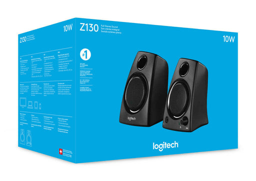 Logitech Z130 Computer/Laptop Compact  Speakers 5mm Jack