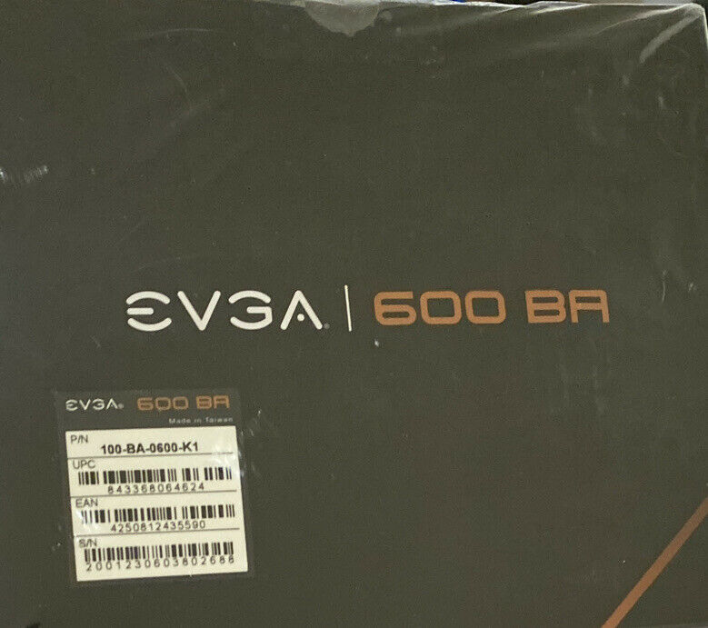 EVGA 600 BR 600W Power Supply - 100-BA-0600-K1