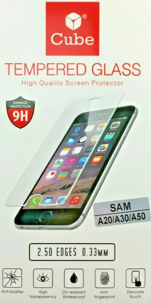 9H Tempered Glass Screen Protector for Samsung Galaxy A20 A30 A50 Water Proof