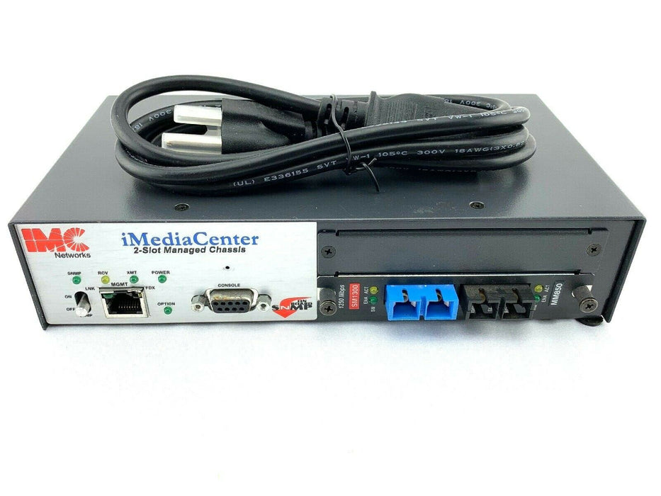 IMC Networks IMediaCenter/2 Multi-Media 2-Slot Managed Chassis 50-10932