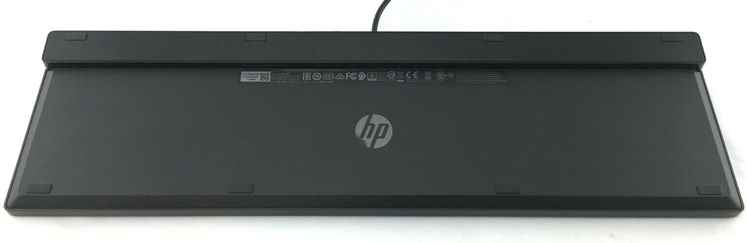HP TPC-P0001K Lifestyle Wired Keyboard USB Slim Natural Tilt QWERTY 928922-001