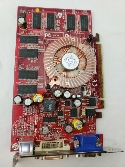 Vintage MSI NX6600-TD128E LITE geforce 6600 128mb 128-bit ddr pci express x16