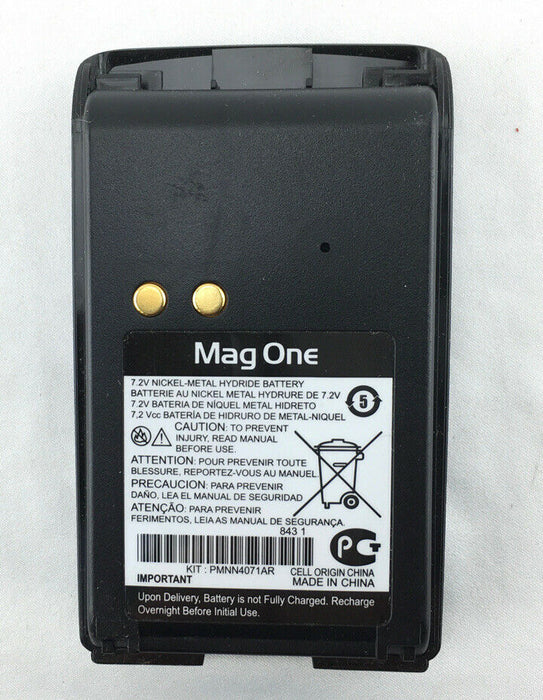 Motorola PMNN4071AR PMNN4071 Original Mag One 7.2V 1200mAh NiMH Battery