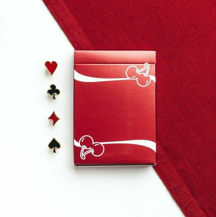 Cherry Casino Reno Red Deck of Playing Cards USPCC Custom Limited Made in USA