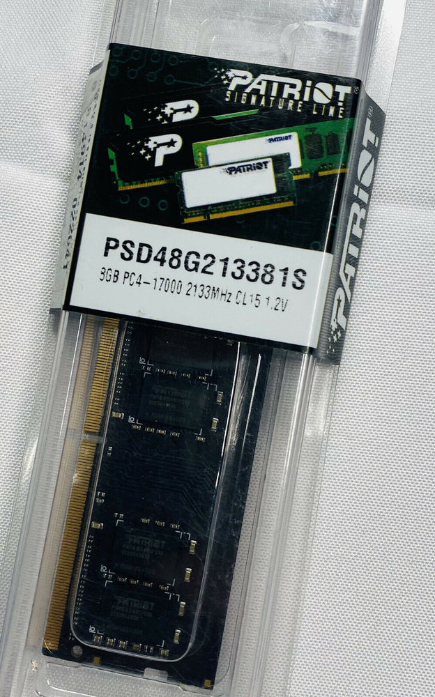 Patriot Signature 8GB DDR4 RAM Laptop Memory Mini PC 2133MHz SO-DIMM 260-Pin