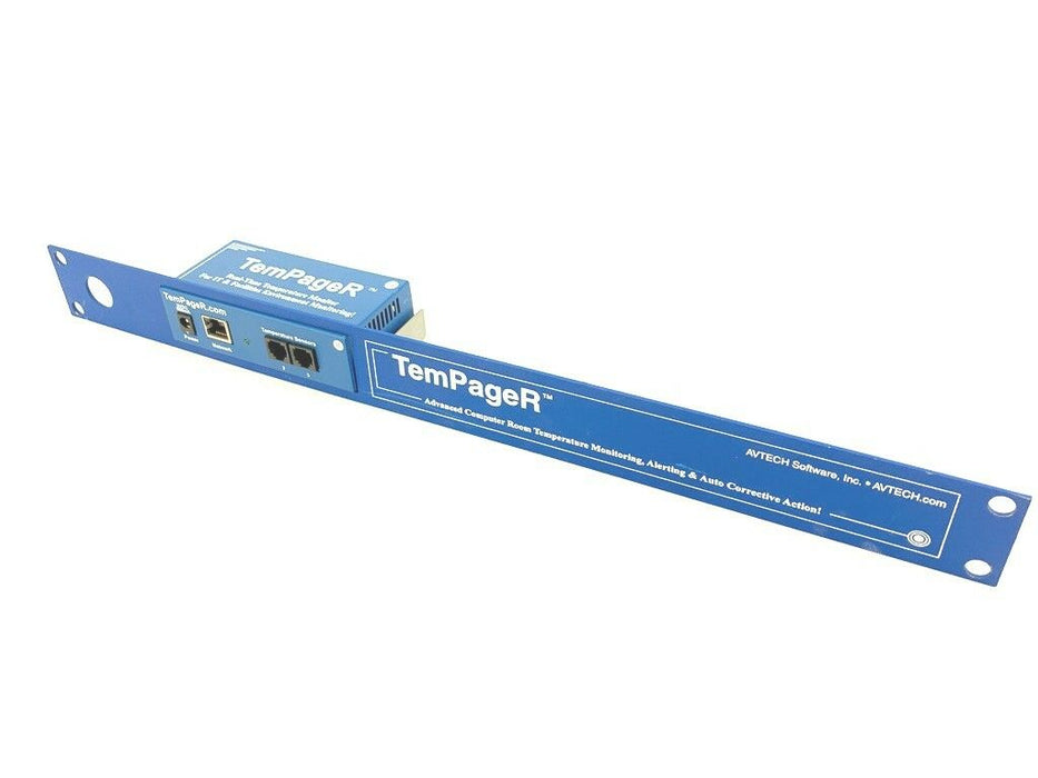 AVTECH TemPageR TMP-63337 Advanced Computer Room Real-Time Temperature Monitor