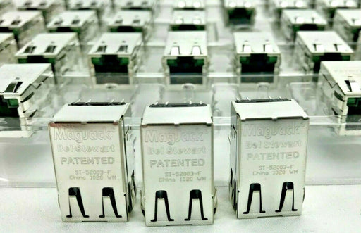 Bel Fuse Stewart MagJack SI-52003-F PoE RJ45 Modular Connector