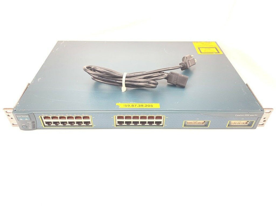 Cisco WS-C3524-XL-EN 24-Port Managed 10/100Mbps Network Switch X 2 Gigabit Slots