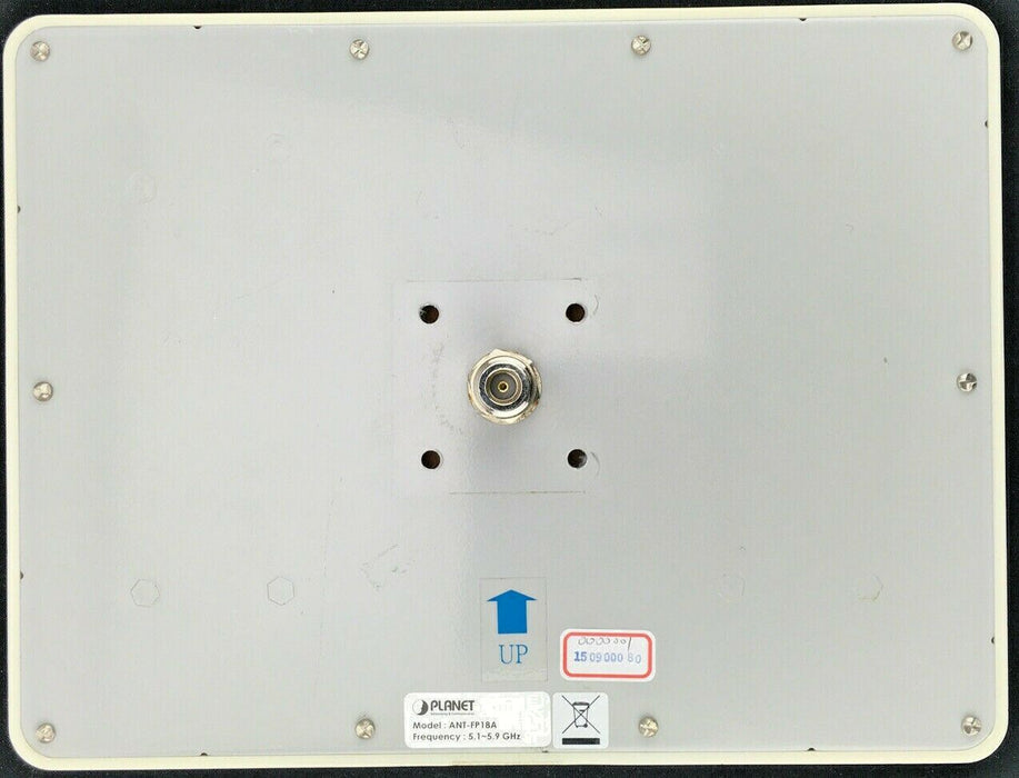 Planet ANT-FP18A Flat-Panel Uni-Directional Antenna 5GHz 18dBi Outdoor Pole/Wall