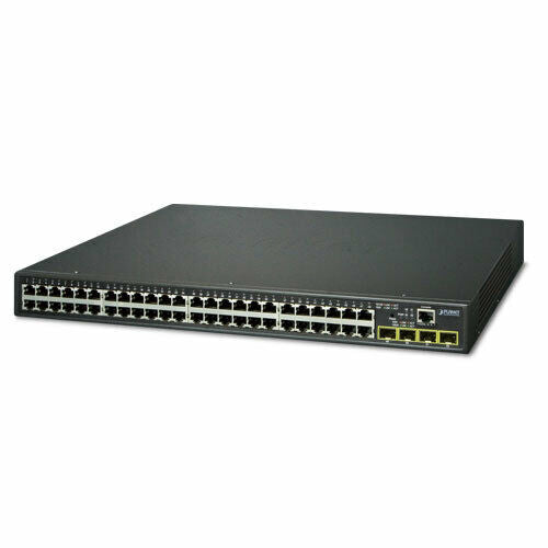 Planet GS-4210-48T4S 48-Port Gigabit Managed Ethernet Switch Rack Mount Fiber Up