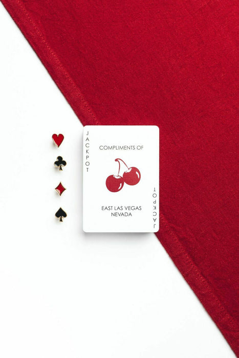 Cherry Casino Reno Red Deck of Playing Cards USPCC Custom Limited Made in USA