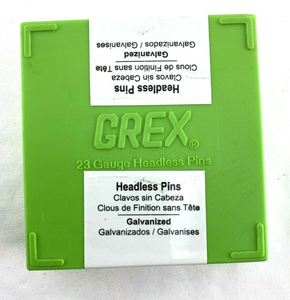 Grex P6/15L 23 Gauge Headless Pins Galvanized Box of 10,000 Pinner Nails 5/8 in