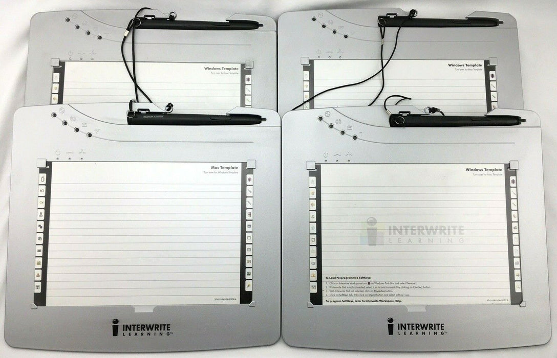 Interwrite SP400 eInstruction Pad Interactive Classroom Teaching LOT OF 4