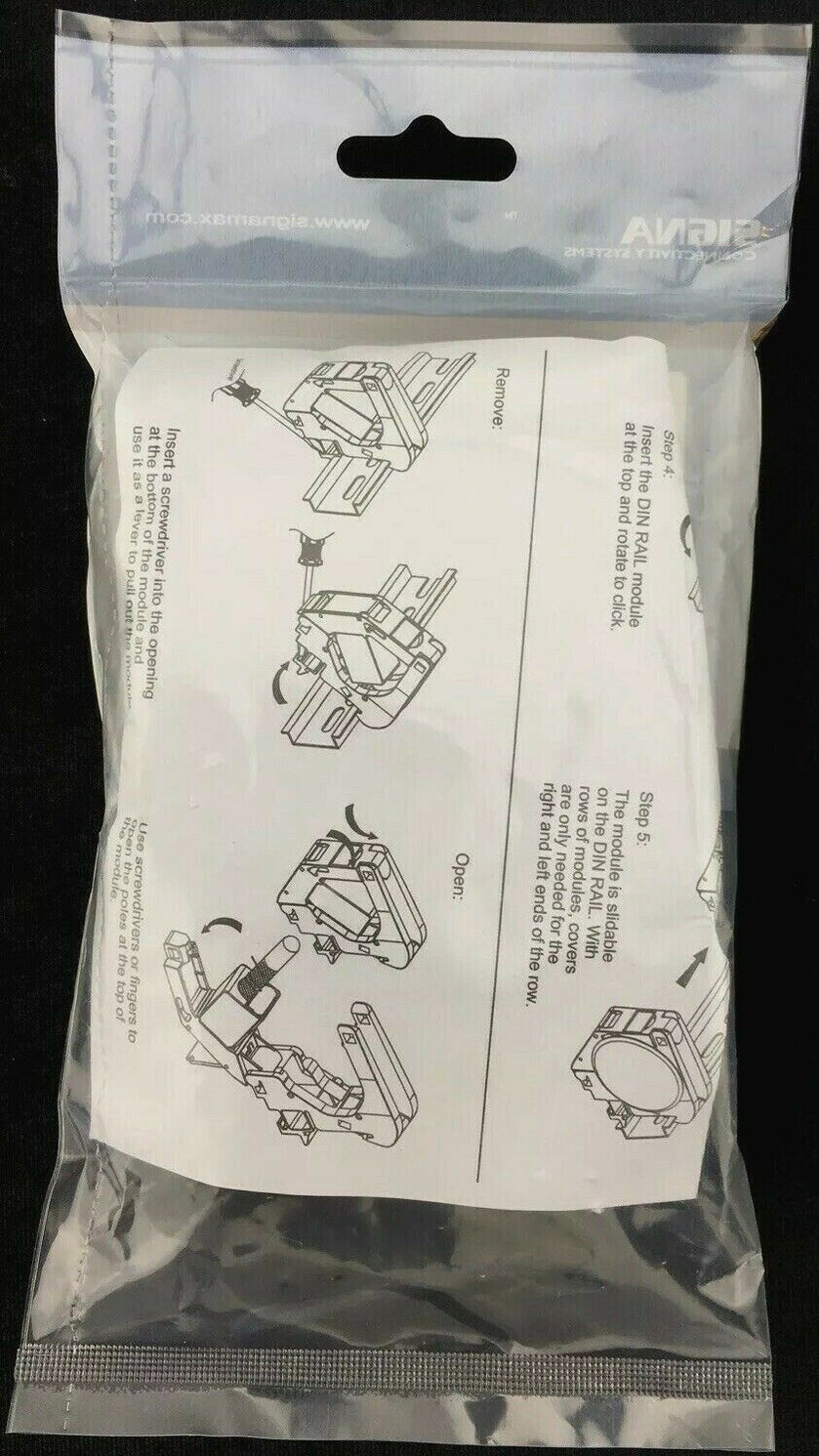 Signamax KIDINRMMSL Keystone Industrial DINRail Mounting Module 2