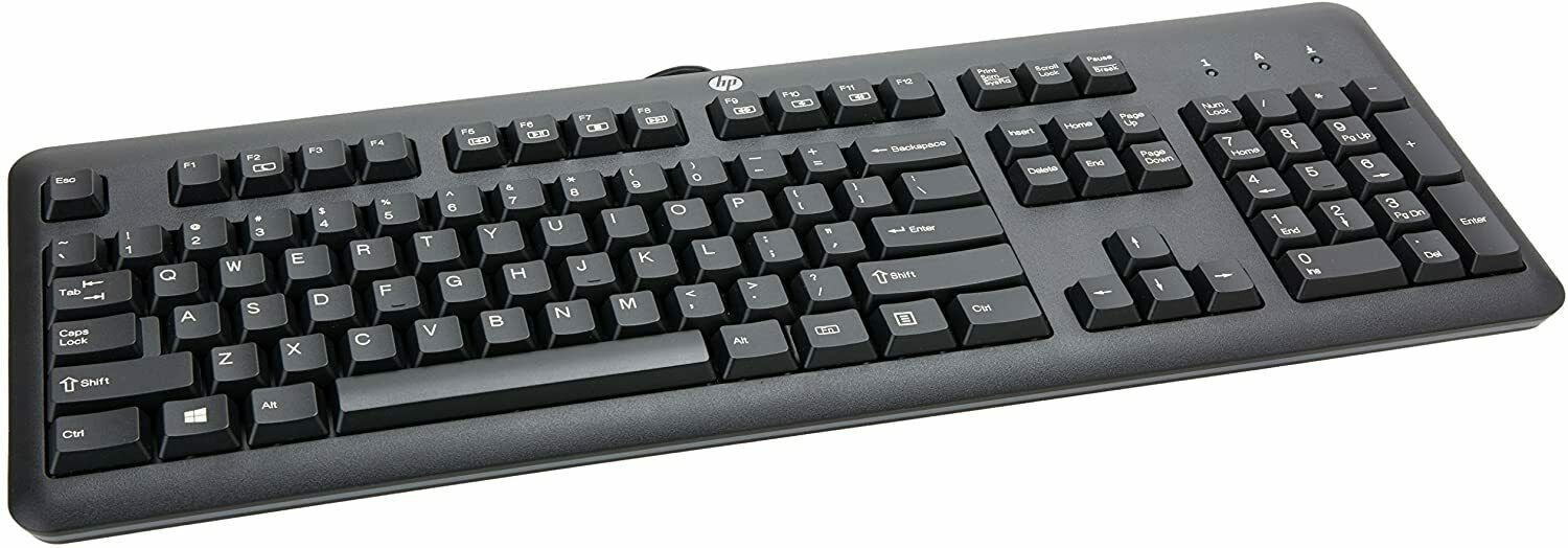 HP QY776AT#ABA Keyboard USB Wired Black USA QWERTY NEW