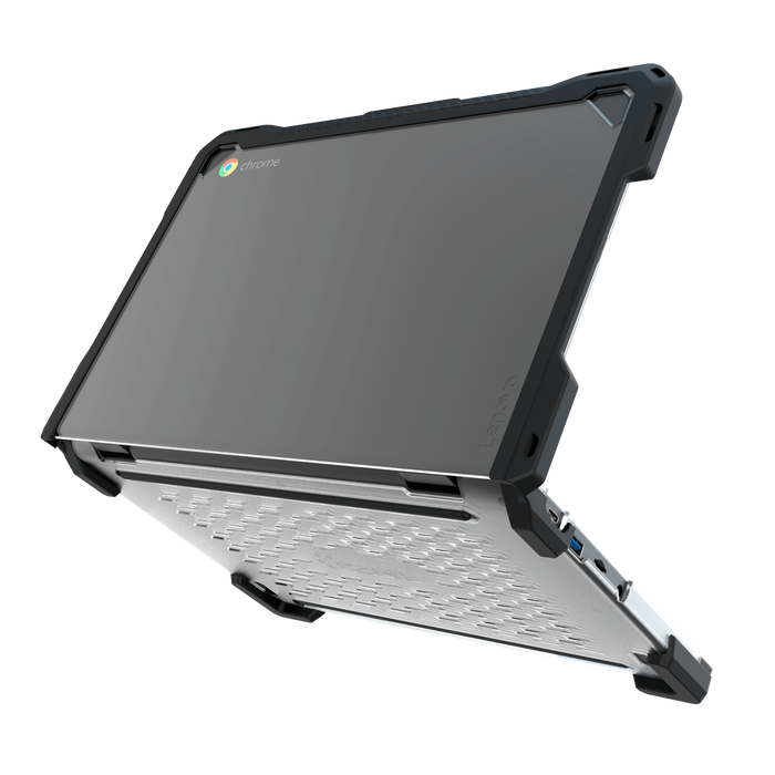 UZBL 2-Piece Full-Body Rugged Hard Shell Case for Lenovo 100e Chromebook LAP7962
