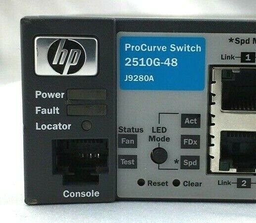 HP J9280A ProCurve 2510G-48 Managed Network/Ethernet Switch 48-Port 1 Gbps