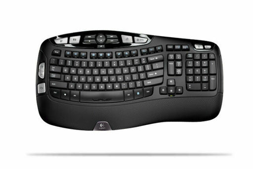 Logitech K350 Wireless Keyboard Ergonomic Comfort Wave Multimedia Control Keys